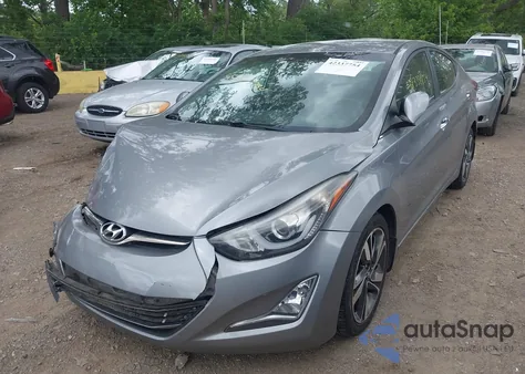 2015 Hyundai Elantra Limited z USA, uszkodzony, nr VIN KMHDH4AE1FU359401